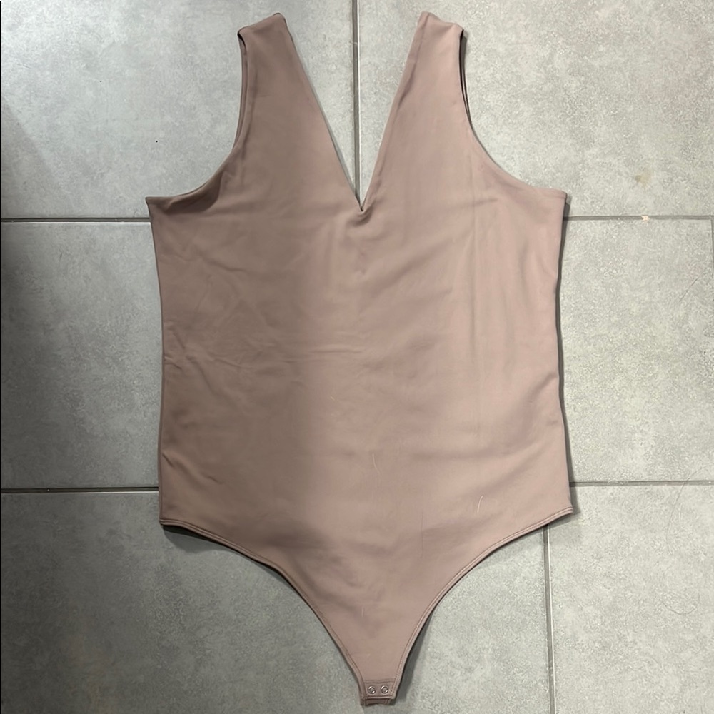 Abercrombie Neutral Beige Bodysuit XL